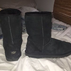 Black UGG boots